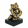 Бронзовая статуэтка "Кот с подковой", фотография 1. Интернет-магазин ЛАВКА ПОДАРКОВ