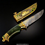 Нож сувенирный украшенный "Танк". Златоуст, фотография 1. Интернет-магазин ЛАВКА ПОДАРКОВ