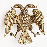 0029731 Микляихское литье МАГНИТ"ГЕРБ РОССИИ при ВР.ПРАВИТЕЛЬСТВЕ" (арт.025)