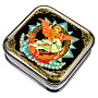 Шкатулка с художественной росписью "Георгий Победоносец", фотография 2. Интернет-магазин ЛАВКА ПОДАРКОВ