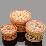 0020402/№3 Северные промыслы Береста ШКАТУЛКА ПОДАРОЧНАЯ в ассорт.(С 414)