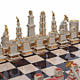 Шахматы с фигурами из фарфора "Нефтяные" 48х48 см, фотография 8. Интернет-магазин ЛАВКА ПОДАРКОВ