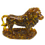 Статуэтка из янтаря "Лев", фотография 4. Интернет-магазин ЛАВКА ПОДАРКОВ