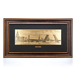  /27*55см Офорт черно-белый  "Санкт-Петербург. Разводной мост"