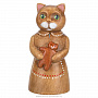 Статуэтка "Кошечка с игрушкой", фотография 1. Интернет-магазин ЛАВКА ПОДАРКОВ