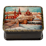 Шкатулка из папье-маше "Москва. Кремль"