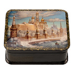 Шкатулка из папье-маше "Москва. Кремль"