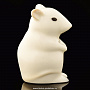 Статуэтка "Мышь-малютка альбинос" ЛФЗ	, фотография 2. Интернет-магазин ЛАВКА ПОДАРКОВ