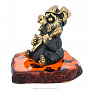 Статуэтка с янтарем "Медведь с балалайкой", фотография 3. Интернет-магазин ЛАВКА ПОДАРКОВ