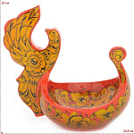 0021084 Хохлома Ковш "Птичка" 23*23,5*15,5см  (в/кат) 10760230235