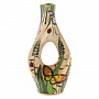 Керамическая ваза "Бабочки". Форма "Бублик малый", фотография 3. Интернет-магазин ЛАВКА ПОДАРКОВ