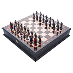 Шахматы с оловянными фигурами "Великая Отечественная Война" 48х48 см