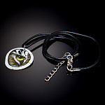 0059020/33  Сувенир из кости ПОДВЕСКА "ГЛАЗ" на шнуре