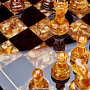 Шахматный ларец с янтарными фигурами, фотография 5. Интернет-магазин ЛАВКА ПОДАРКОВ