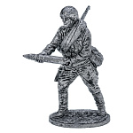 0080105 Олов.миниатюра некраш. 6-11мм Красноармеец-артиллерист, 1943-45гг. СССР