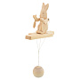 Деревянная игрушка "Кролик на плоту", фотография 3. Интернет-магазин ЛАВКА ПОДАРКОВ