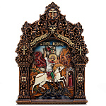 0068074 Икона "Георгий Победоносец" артикул 1.34.25.6