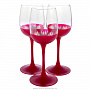 Набор бокалов для вина 300 мл "Пламя". 3 предмета, фотография 1. Интернет-магазин ЛАВКА ПОДАРКОВ