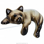 Фарфоровая статуэтка "Кошка сиамская", фотография 2. Интернет-магазин ЛАВКА ПОДАРКОВ