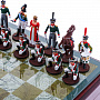 Шахматы с оловянными фигурами "Бородино" 32х32 см, фотография 11. Интернет-магазин ЛАВКА ПОДАРКОВ