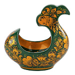 0019419  Хохлома КОВШ "ГОРЛИЦА" 14,5*14,5*9см (ВК)  10990000000