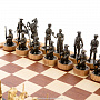 Шахматы деревянные с металлическими фигурами "Полтавская битва", фотография 2. Интернет-магазин ЛАВКА ПОДАРКОВ