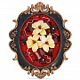 Настенное янтарное панно "Цветы" 38х31 см, фотография 1. Интернет-магазин ЛАВКА ПОДАРКОВ