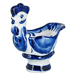 202820 Гжель Подставка под яйцо,кобальт