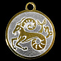 Медаль-подвеска "Знаки Зодиака. Козерог". Златоуст, фотография 1. Интернет-магазин ЛАВКА ПОДАРКОВ