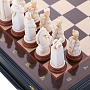 Эксклюзивные деревянные шахматы с фигурами из кости "Бородино" 45х45 см, фотография 10. Интернет-магазин ЛАВКА ПОДАРКОВ