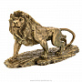 Скульптура интерьерная "Лев на камне", фотография 2. Интернет-магазин ЛАВКА ПОДАРКОВ