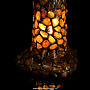 Комплект из двух настольных ламп из янтаря и бронзы "Зонтик", фотография 3. Интернет-магазин ЛАВКА ПОДАРКОВ
