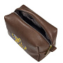 Косметичка "Модница". Коричневая с вышивкой, фотография 4. Интернет-магазин ЛАВКА ПОДАРКОВ