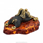 Статуэтка с янтарем "Собака Жадина", фотография 5. Интернет-магазин ЛАВКА ПОДАРКОВ