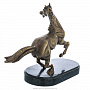 Бронзовая скульптура "Вздыбленный конь", фотография 4. Интернет-магазин ЛАВКА ПОДАРКОВ