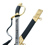 203014 Оружие сувенирное ШАШКА "ЕКАТЕРИНА "черная