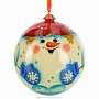 Новогодний елочный шар "Снеговик", фотография 1. Интернет-магазин ЛАВКА ПОДАРКОВ