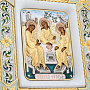 Настенная икона "Святая Троица" 13х11,5 см, фотография 3. Интернет-магазин ЛАВКА ПОДАРКОВ