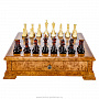 Шахматный ларец из капа с фигурами из янтаря, фотография 11. Интернет-магазин ЛАВКА ПОДАРКОВ