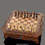 Шахматы-пенал из дерева резные (в ассортименте), фотография 2. Интернет-магазин ЛАВКА ПОДАРКОВ