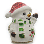 0016993-С Фаберже Сувенир НАПЕРСТОК "Снеговик" в ассортименте