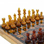 Шахматы с янтарными фигурами 28х28 см, фотография 5. Интернет-магазин ЛАВКА ПОДАРКОВ