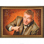 Картина янтарная "Портрет В.В. Жириновского"