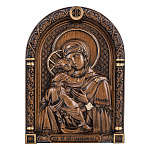 202683 Изделие из дерева / Икона БМ  Владимирская(арка)0,165*0.12*0.02