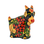 0068815 Хохлома Скульптура "Козел" выс.10см