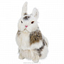 Игрушка из меха "Пушистый кролик", фотография 2. Интернет-магазин ЛАВКА ПОДАРКОВ