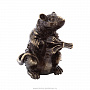 Бронзовая статуэтка "Крыса с деньгами", фотография 2. Интернет-магазин ЛАВКА ПОДАРКОВ