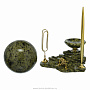 Настольный набор с шаром "Тигр" из натурального камня, фотография 4. Интернет-магазин ЛАВКА ПОДАРКОВ