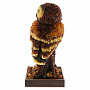 Скульптура из янтаря "Сова", фотография 6. Интернет-магазин ЛАВКА ПОДАРКОВ