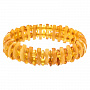 Браслет из натурального янтаря "Мандарины", фотография 2. Интернет-магазин ЛАВКА ПОДАРКОВ